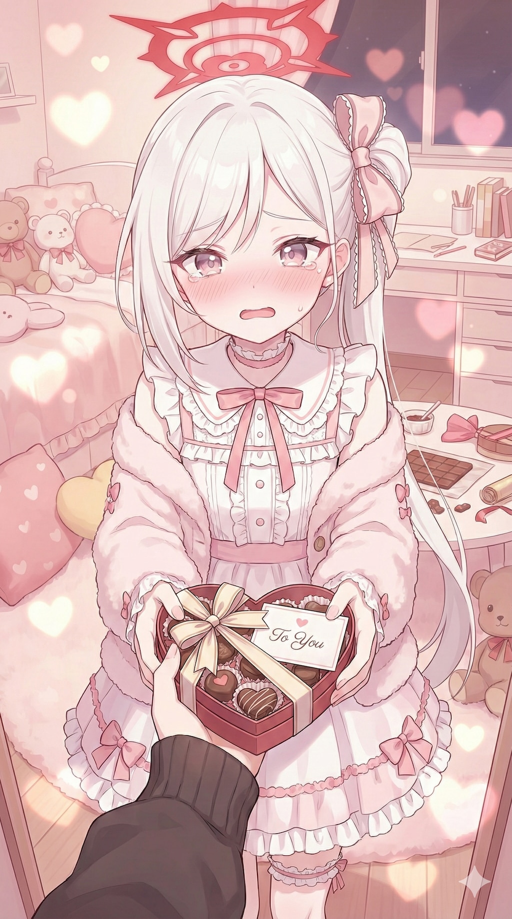 【過去絵】2/14 バレンタインデーイラスト(ブルアカ)