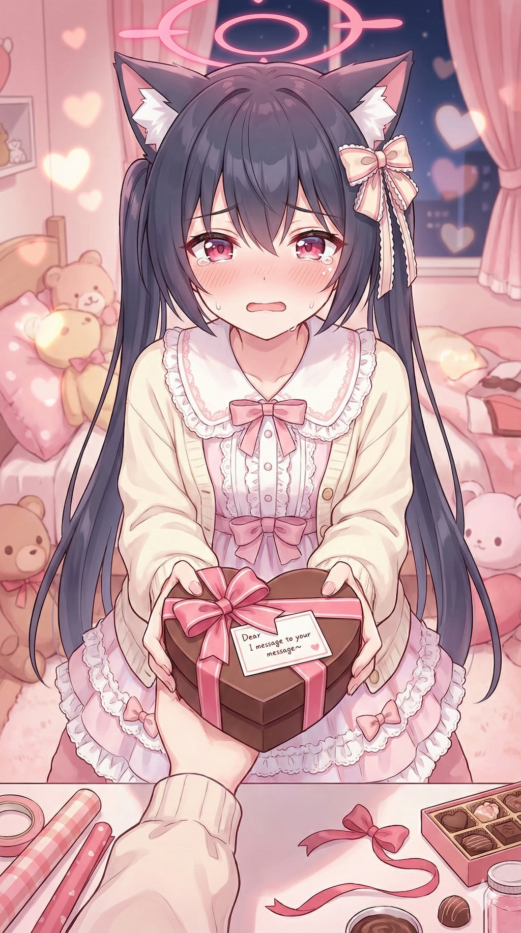 【過去絵】2/14 バレンタインデーイラスト(ブルアカ)