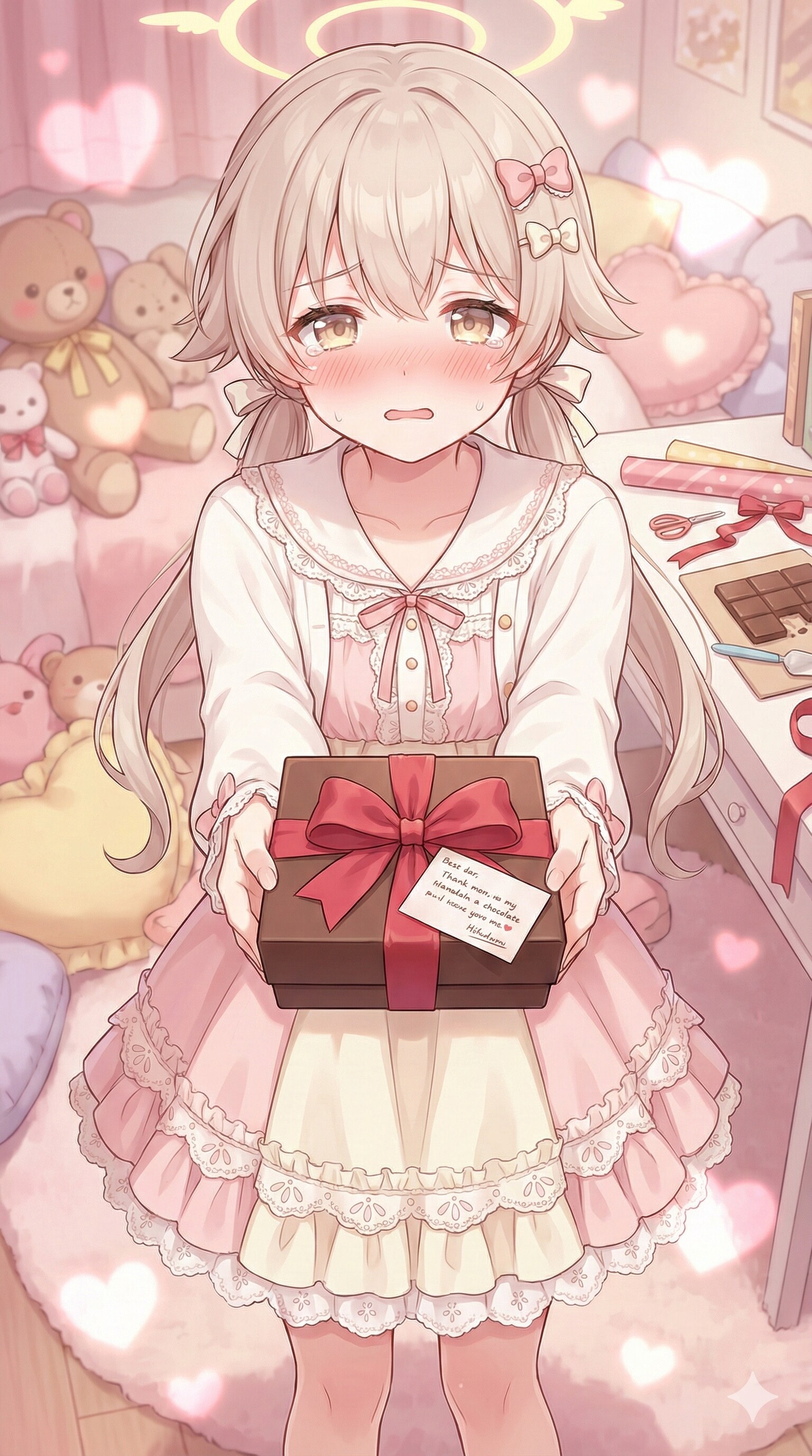 【過去絵】2/14 バレンタインデーイラスト(ブルアカ) | の人気AIイラスト・グラビア