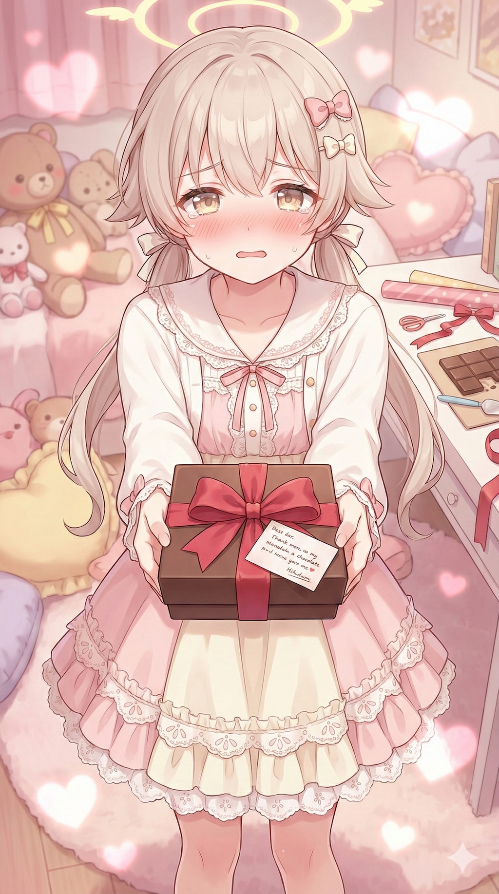 【過去絵】2/14 バレンタインデーイラスト(ブルアカ)