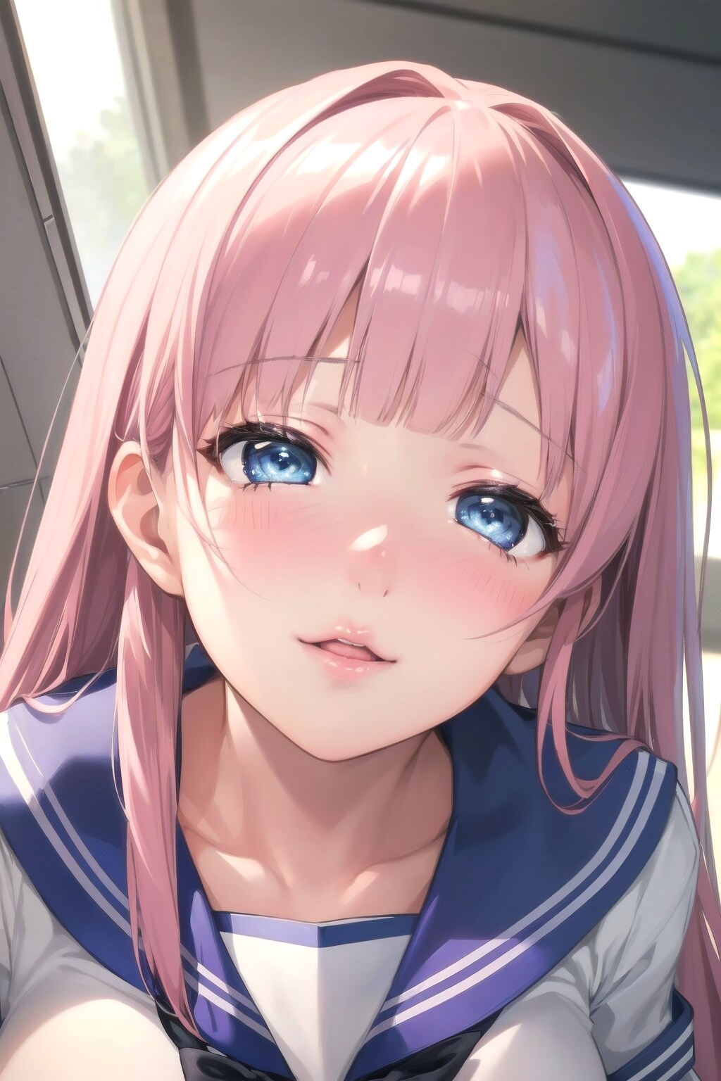 起きた？そんなとこで寝てたらチューされちゃうぞ♡