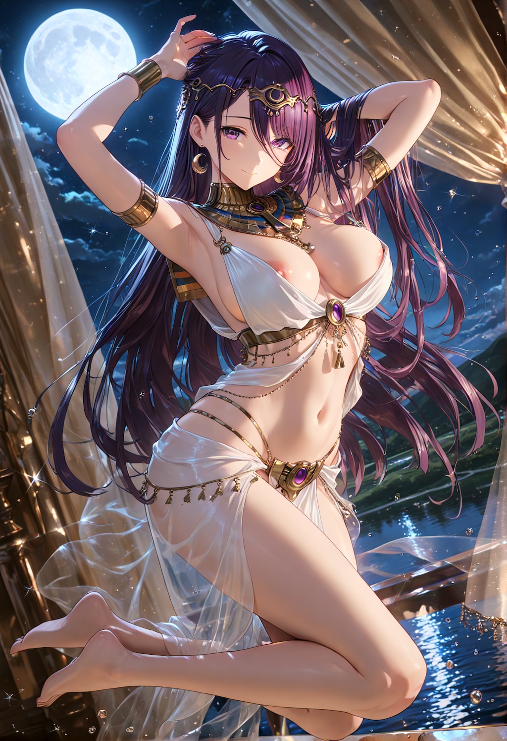 月夜の舞姫 〜薄衣の踊り子は夜に囚われ、愛に解かれる〜、が公開されました【宣伝】