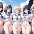 半裸登校 2枚目