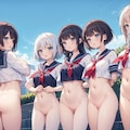 半裸登校 4枚目
