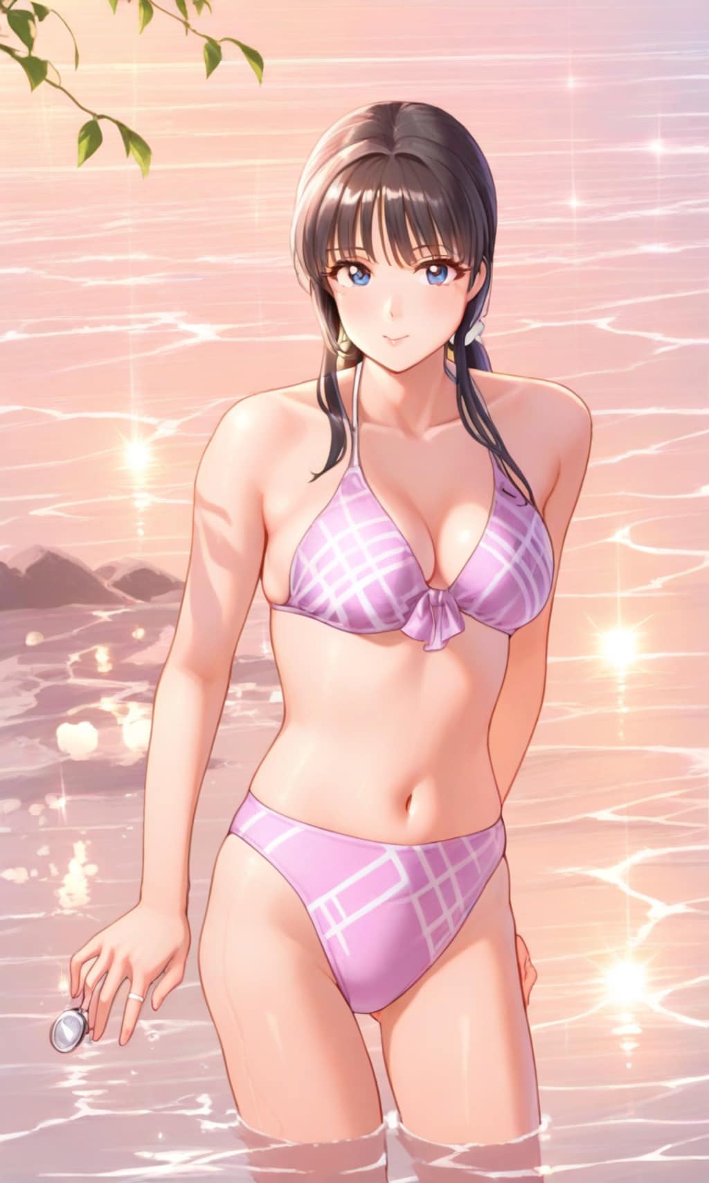 自然の中の水着
