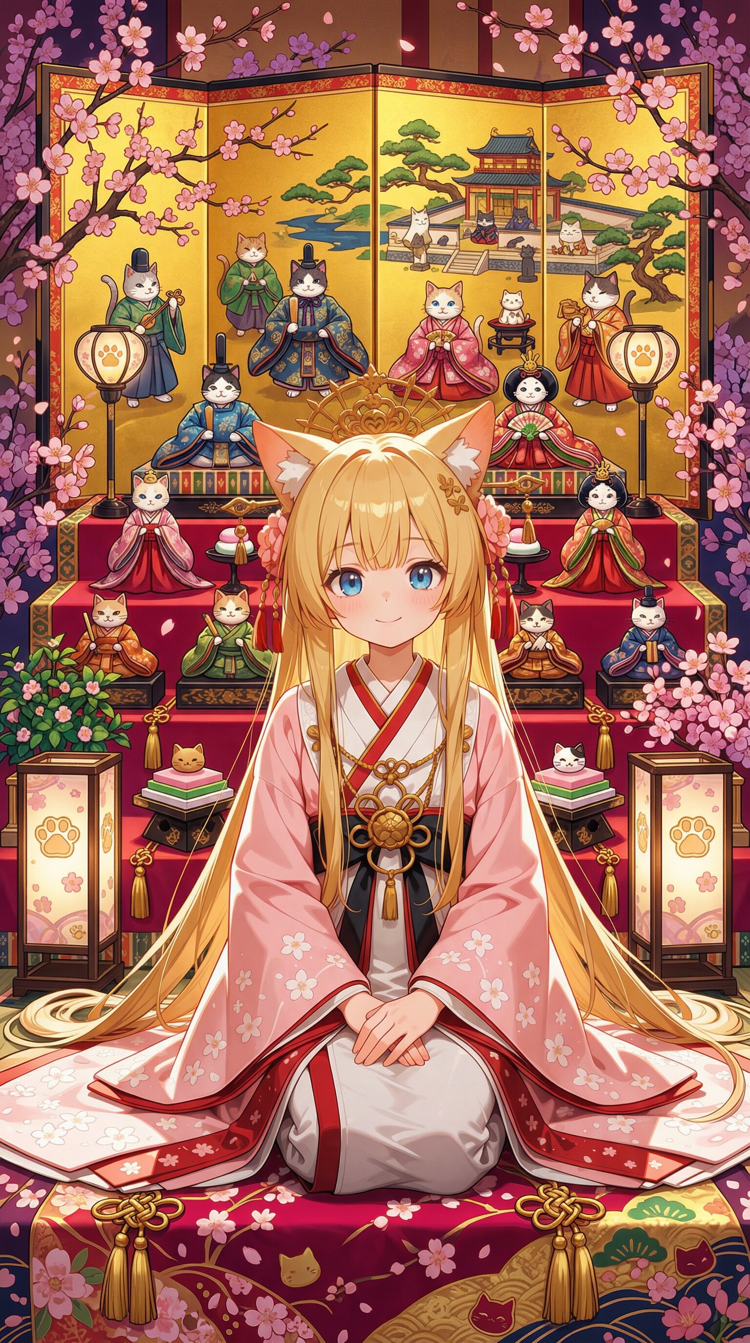 ルルとひな祭り🌸