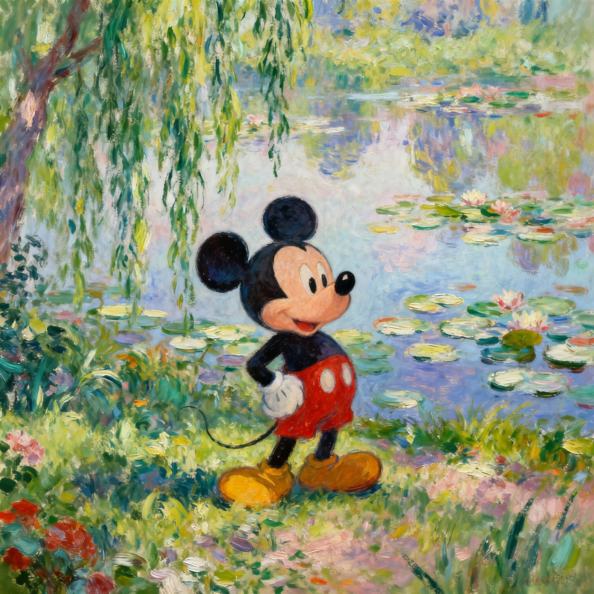 モネのミッキーマウス | の人気AIイラスト・グラビア