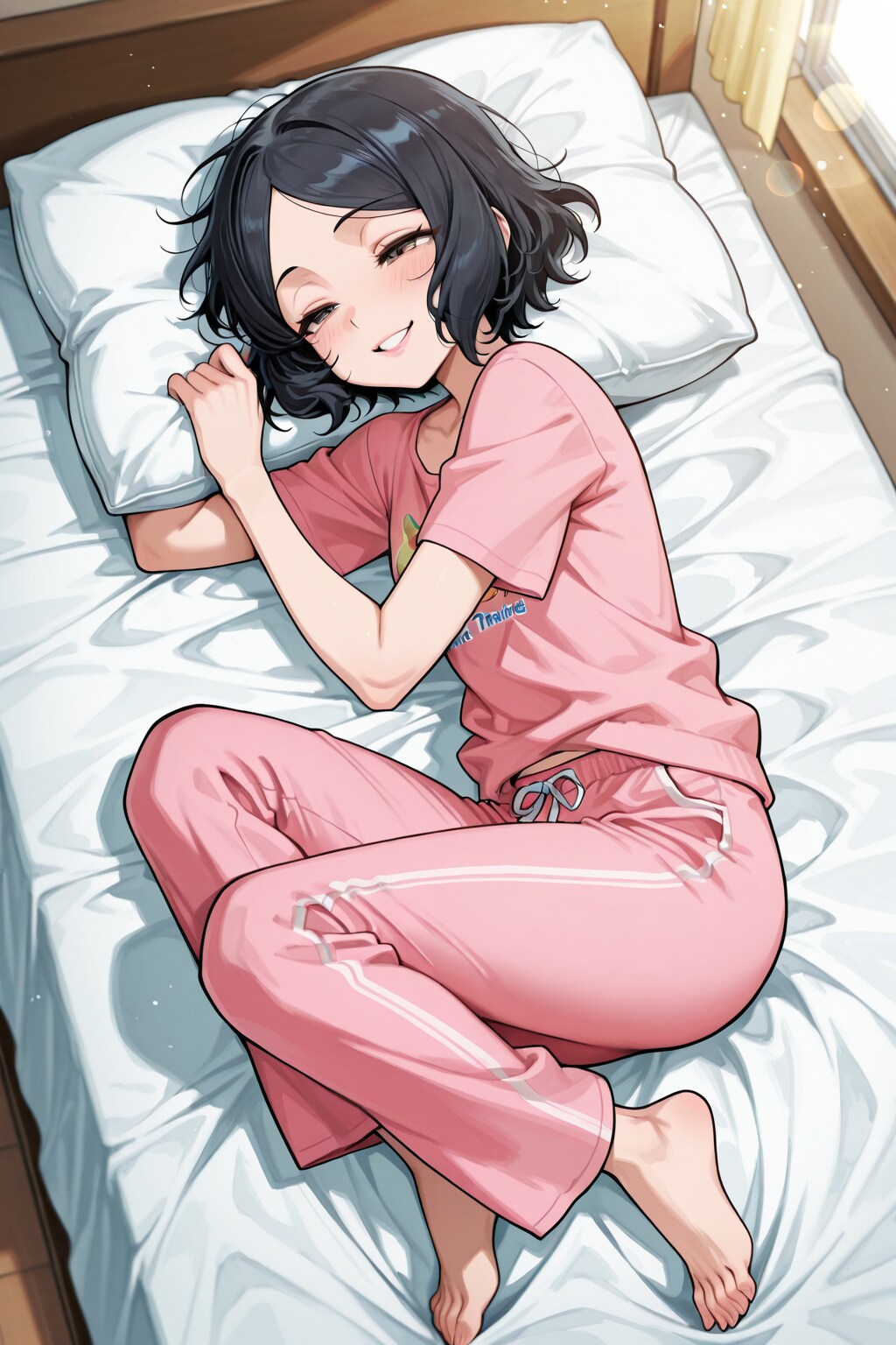 寝起きの女の子