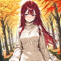 【ＤＡＩＳＹ様版】長身美脚赤髪紫目美少女（春夏秋冬） 8枚目