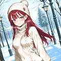 【ＤＡＩＳＹ様版】長身美脚赤髪紫目美少女（春夏秋冬） 10枚目