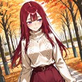 【ＤＡＩＳＹ様版】長身美脚赤髪紫目美少女（春夏秋冬） 9枚目
