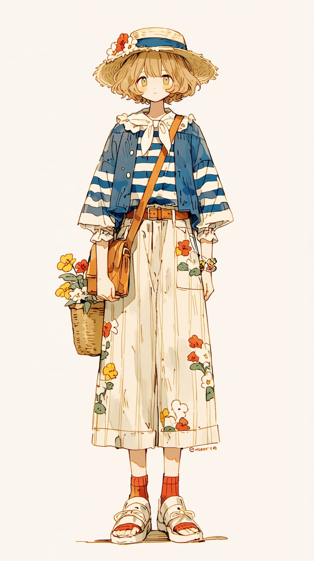 理想の夏コ－デの女の子👒