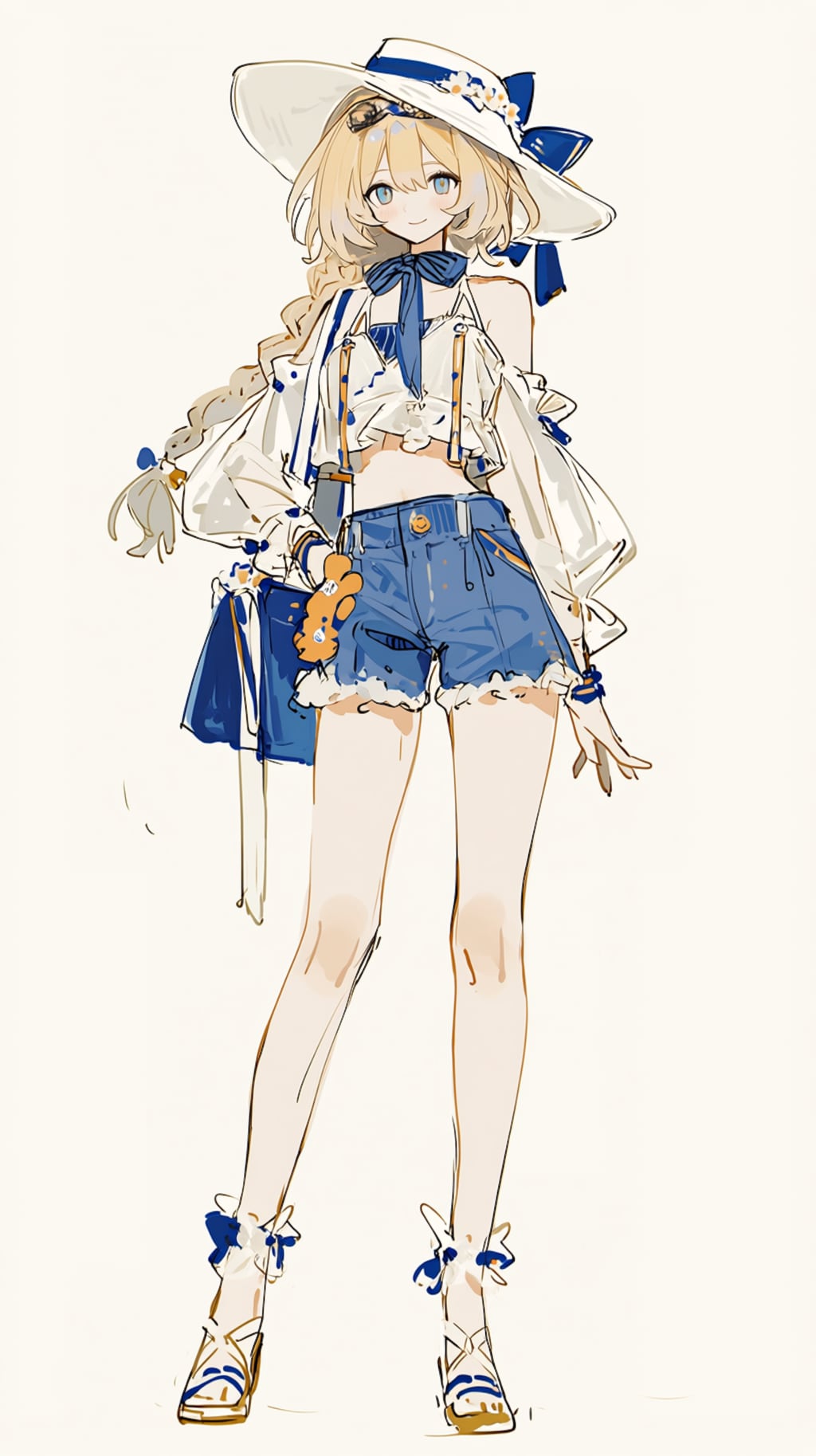 理想の夏コ－デの女の子👒