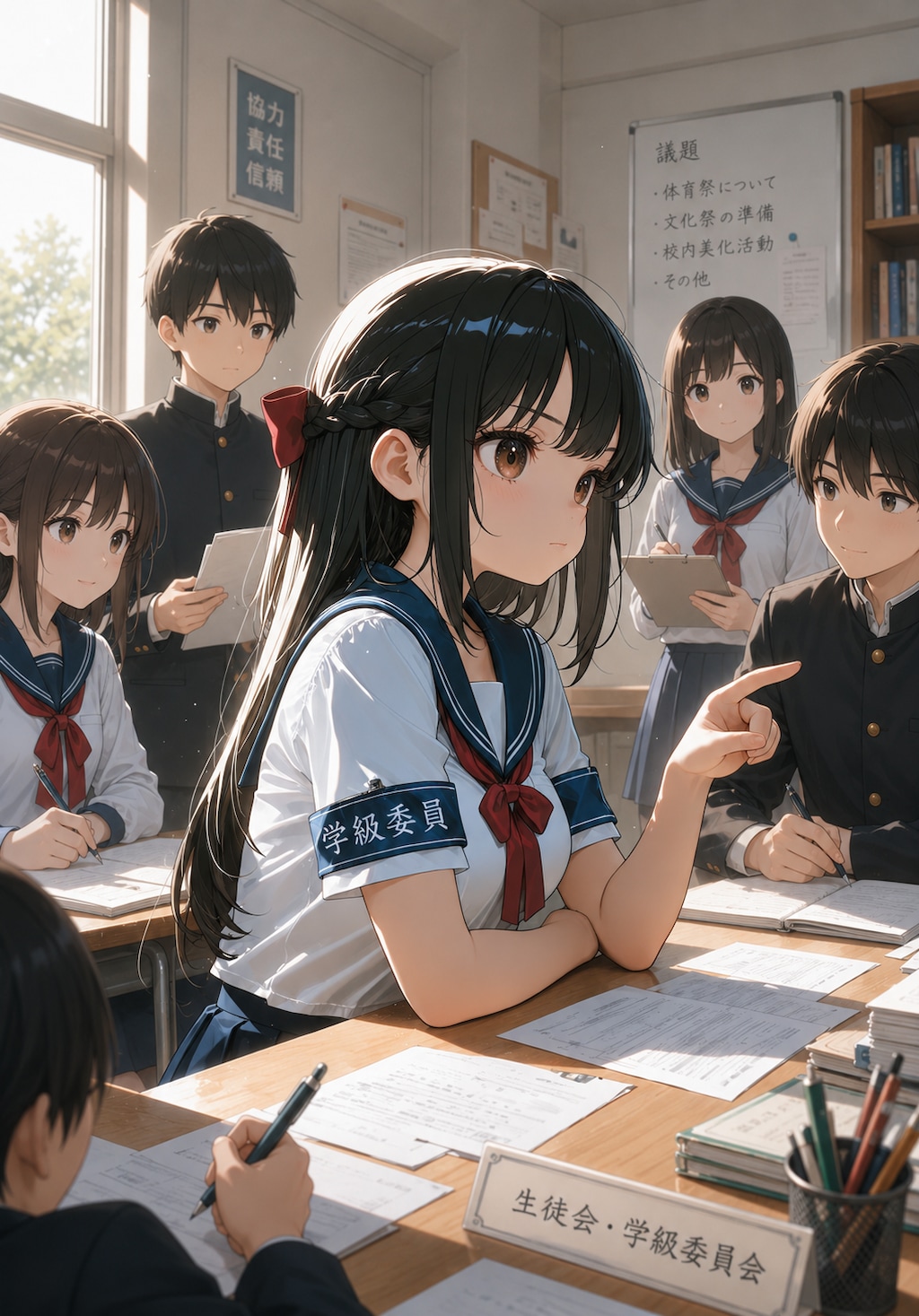 学園を動かす委員長
