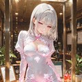 おはよう#83「輝くドレスの受付嬢」 2枚目