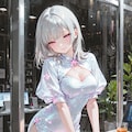おはよう#83「輝くドレスの受付嬢」 4枚目