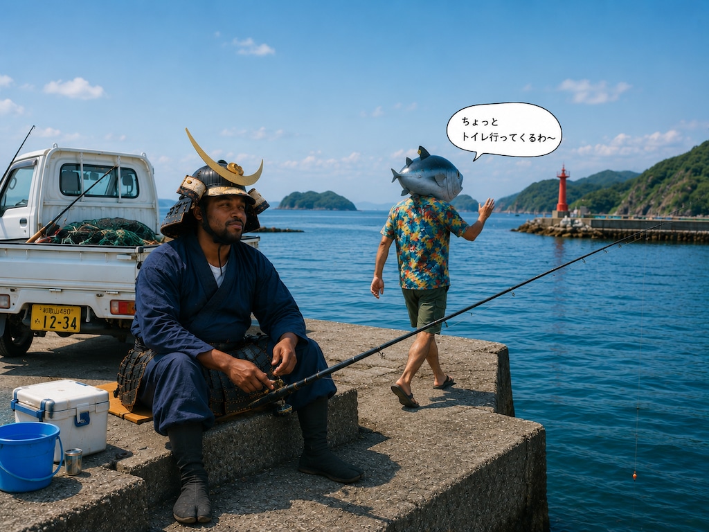 YASUKEさんと堤防釣り！🎣