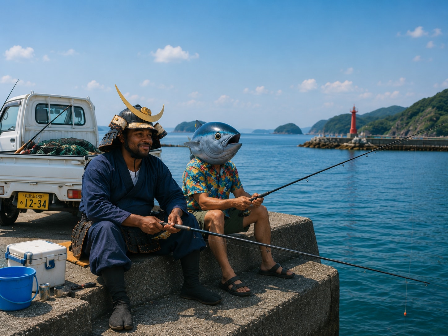 YASUKEさんと堤防釣り！🎣