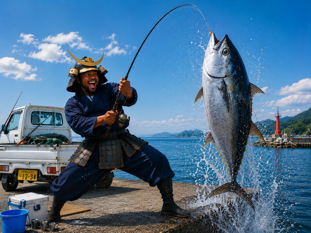 YASUKEさんと堤防釣り！🎣