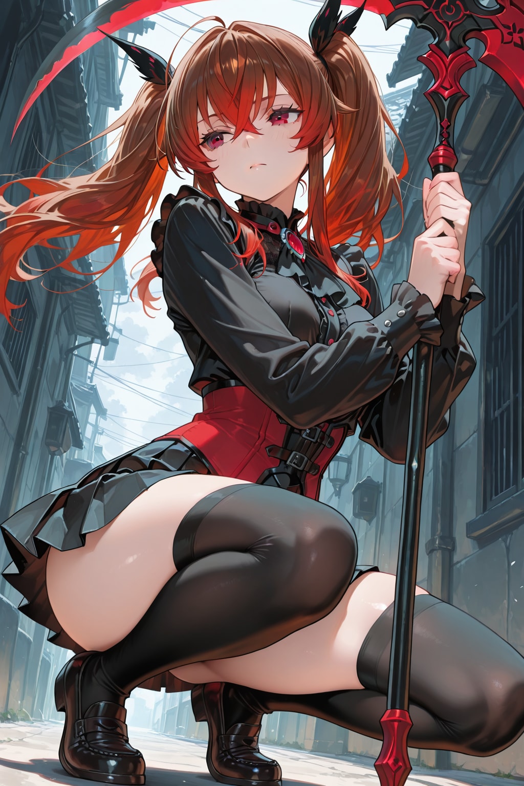 紅黒いツインテールの娘　後編