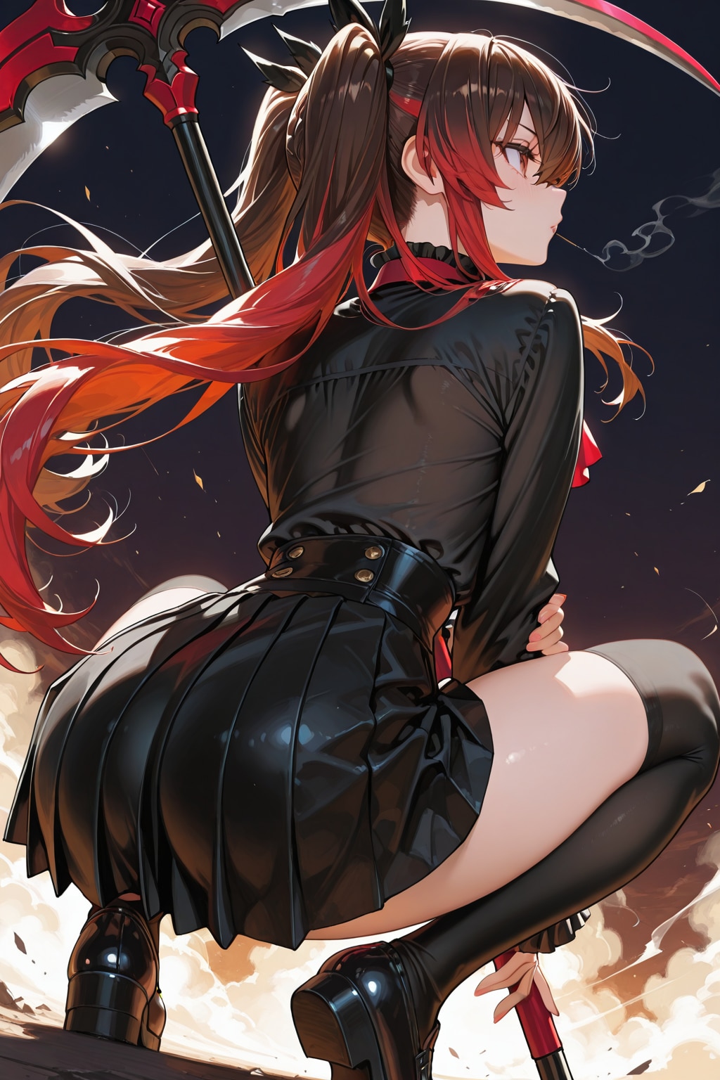 紅黒いツインテールの娘　後編