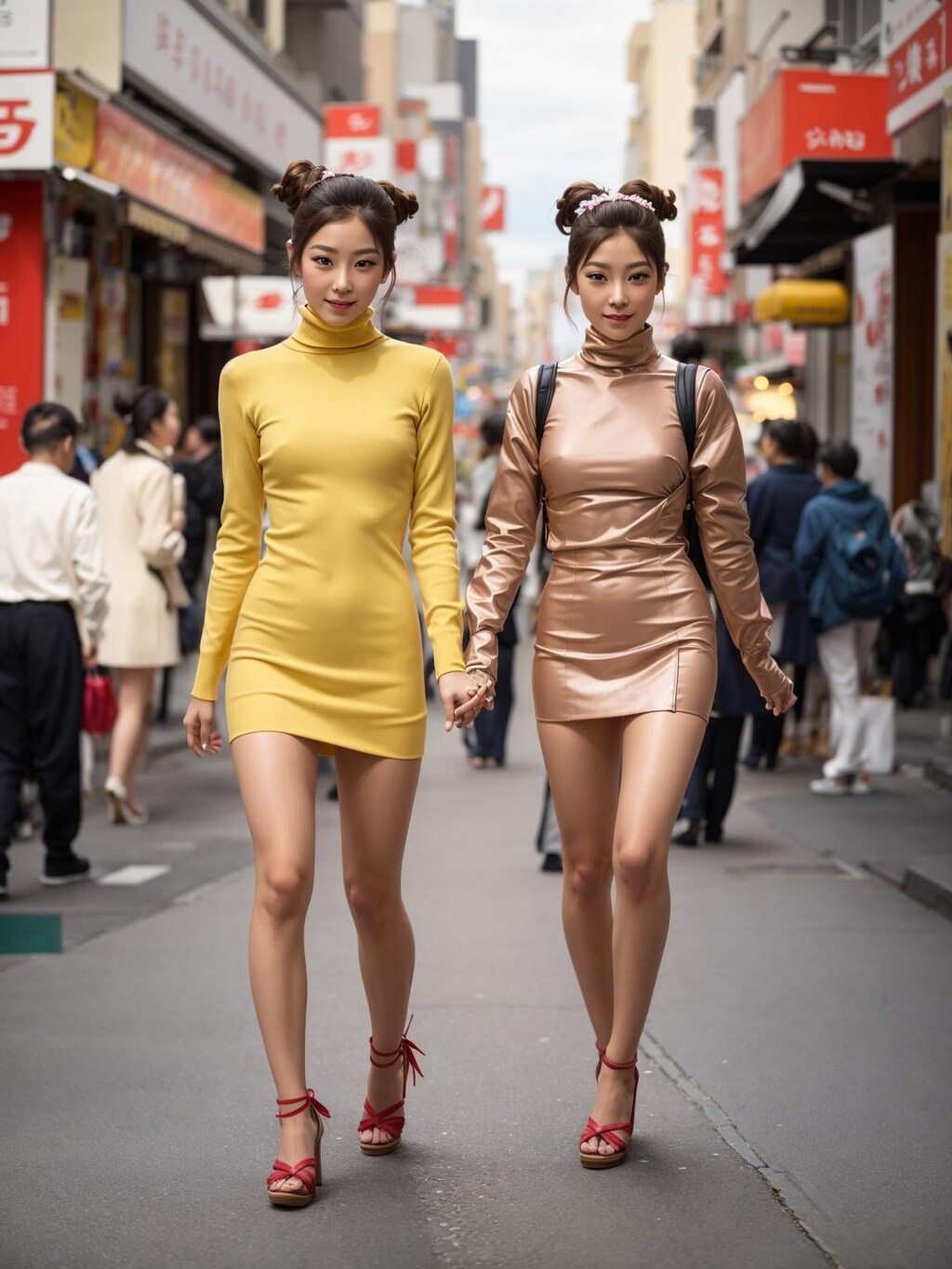 Turtleneck BodyCon Ladies series4