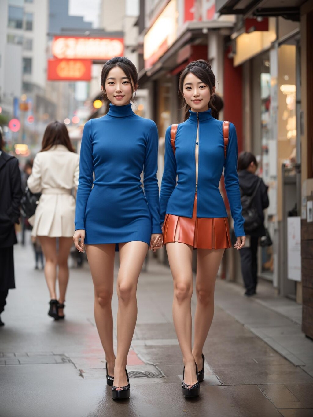 Turtleneck BodyCon Ladies series4