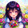 一面の花畑 9枚目