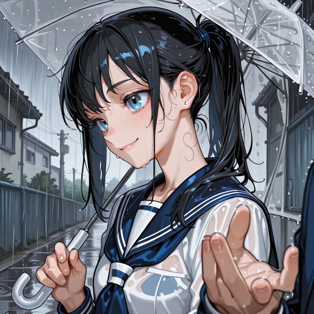 路地(雨) | の人気AIイラスト・グラビア