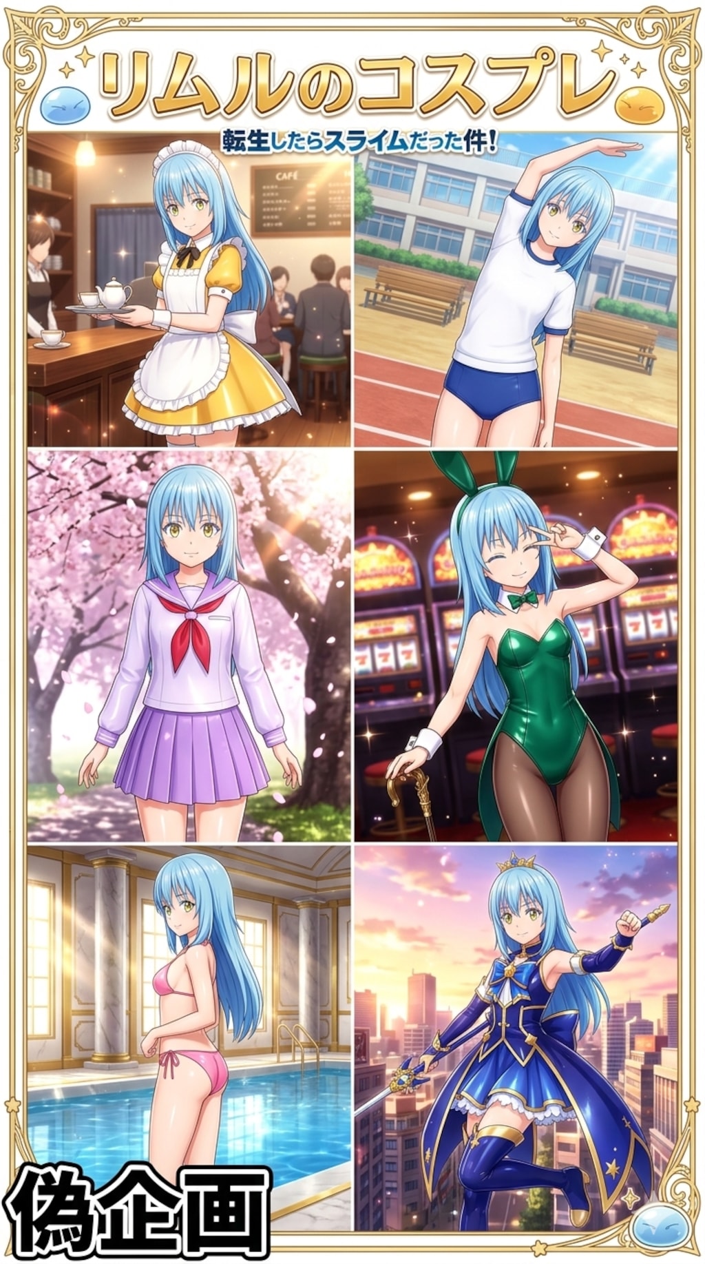 リムルのコスプレ　転生したらスライムだった件！