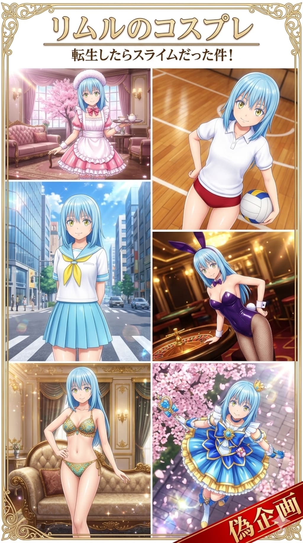 リムルのコスプレ　転生したらスライムだった件！