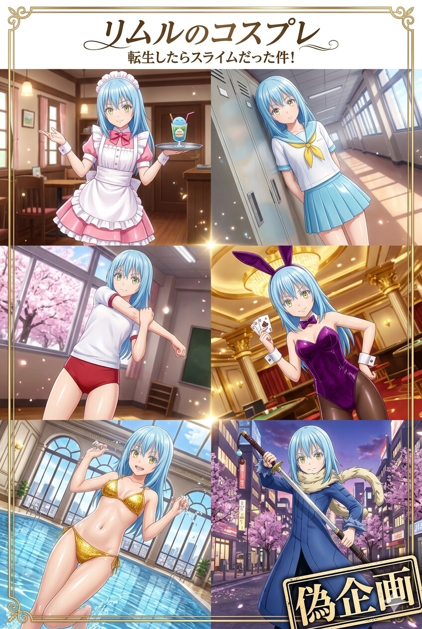 リムルのコスプレ　転生したらスライムだった件！