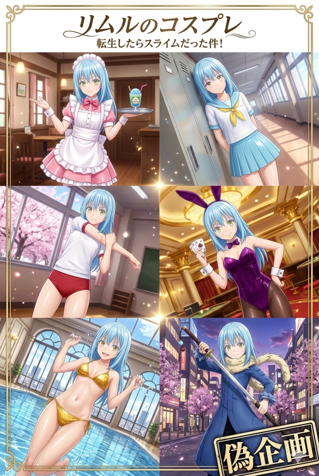 リムルのコスプレ　転生したらスライムだった件！