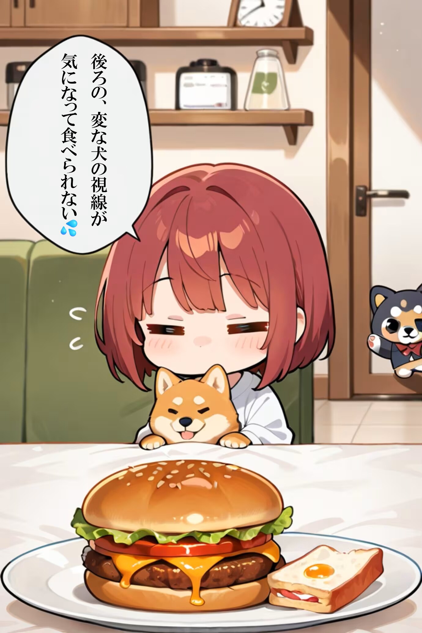 【セリフ入れました】後ろのあれは何？ | の人気AIイラスト・グラビア