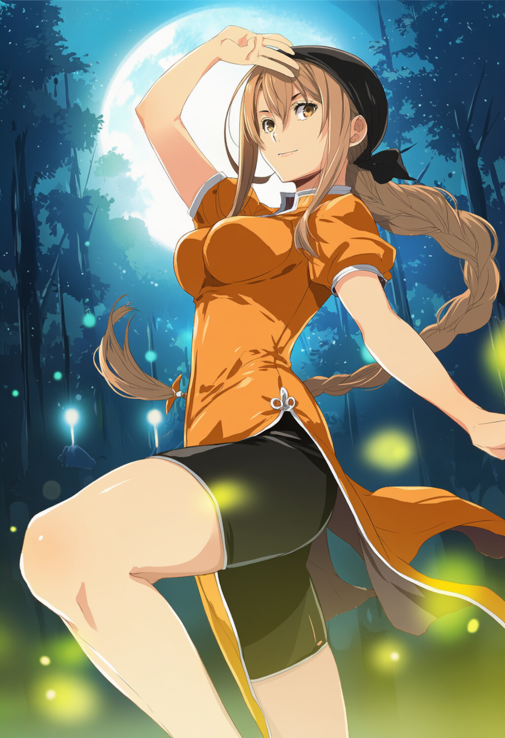 月夜の修行
