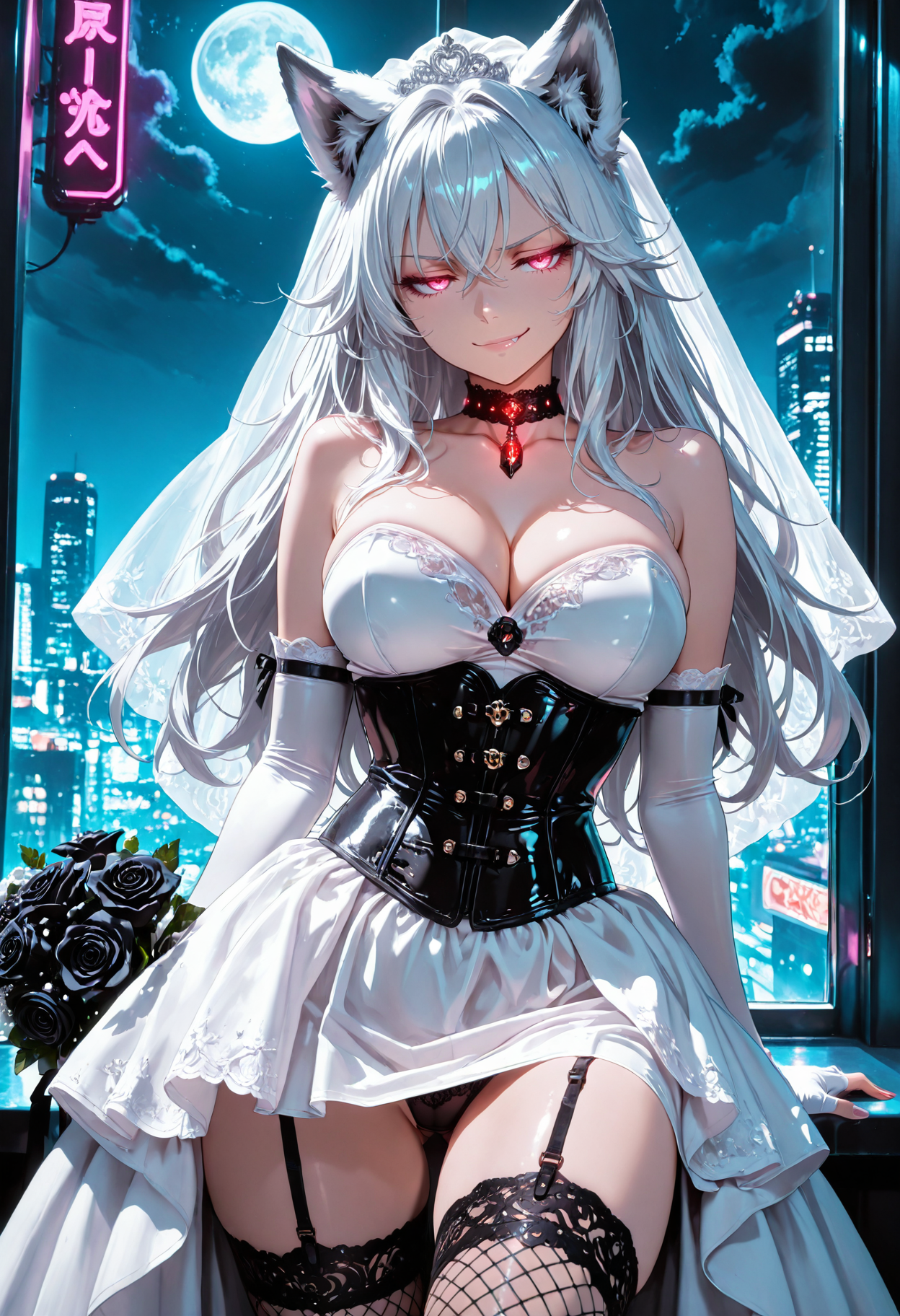 【夜のブライダル・アフター】「今夜の指名は…あなただけよ」