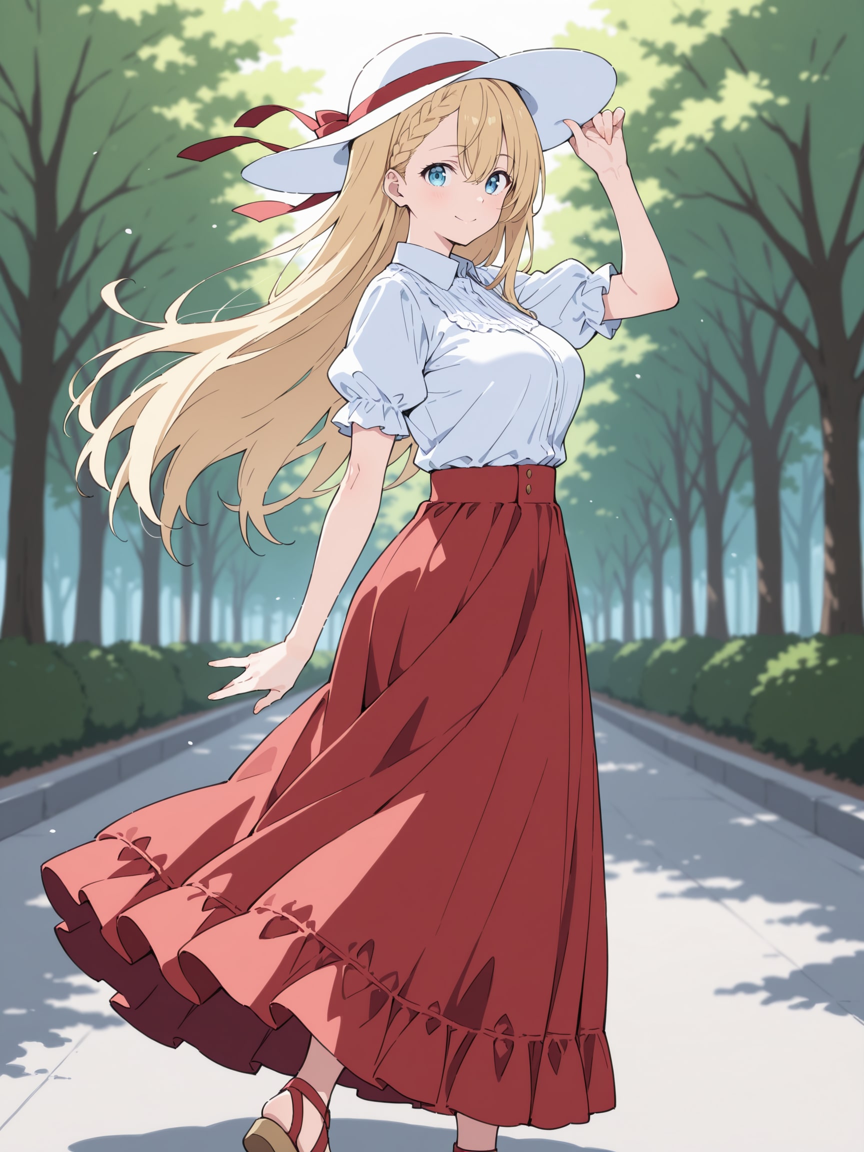 お散歩、ジェニスちゃん | の人気AIイラスト・グラビア