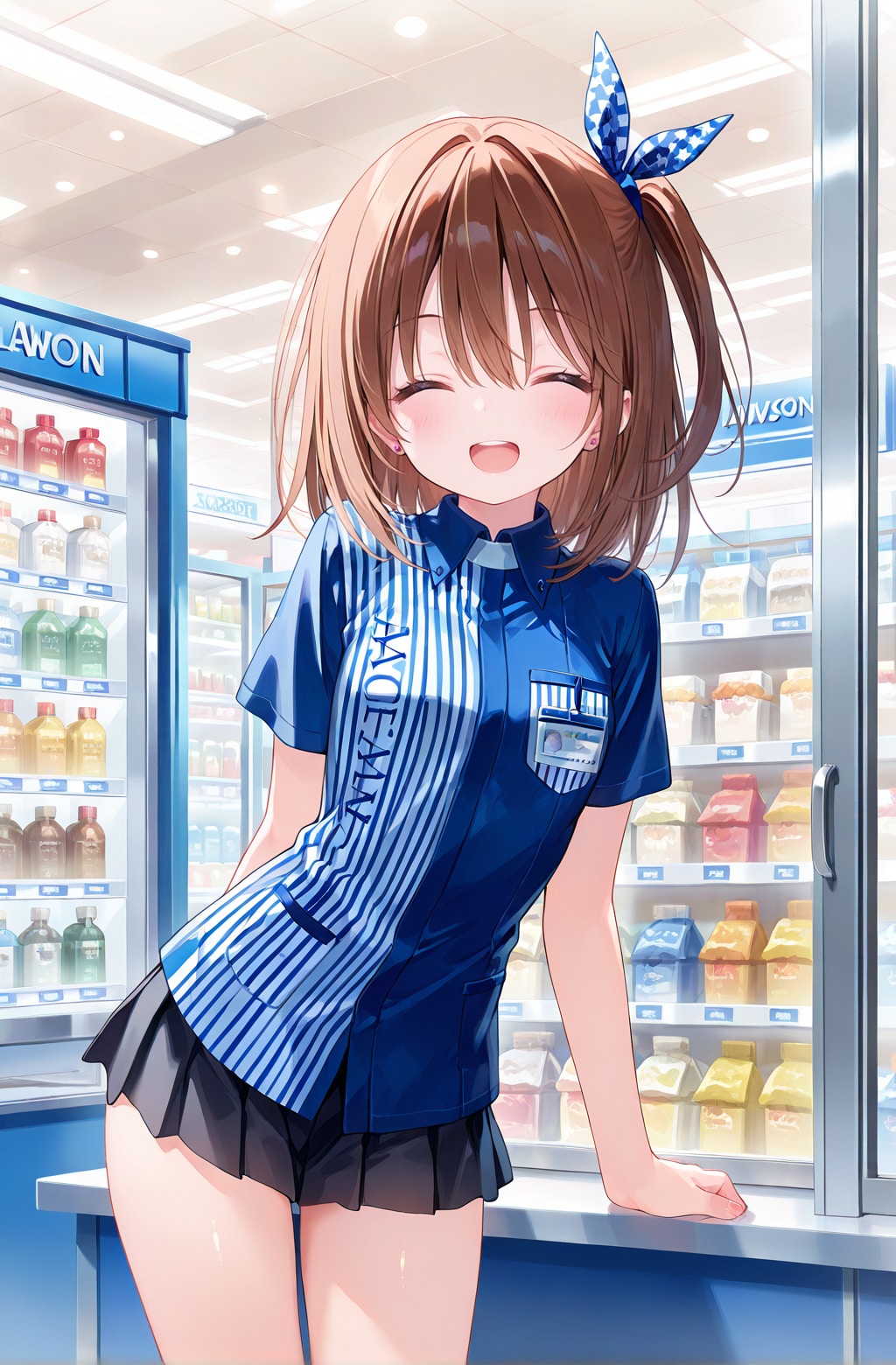 一期一会。ロー〇ンの店員さん。