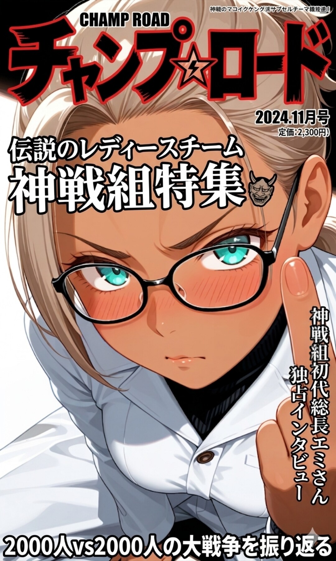 【うちの子ママ】エミさんチャンプロードの表紙を飾る
