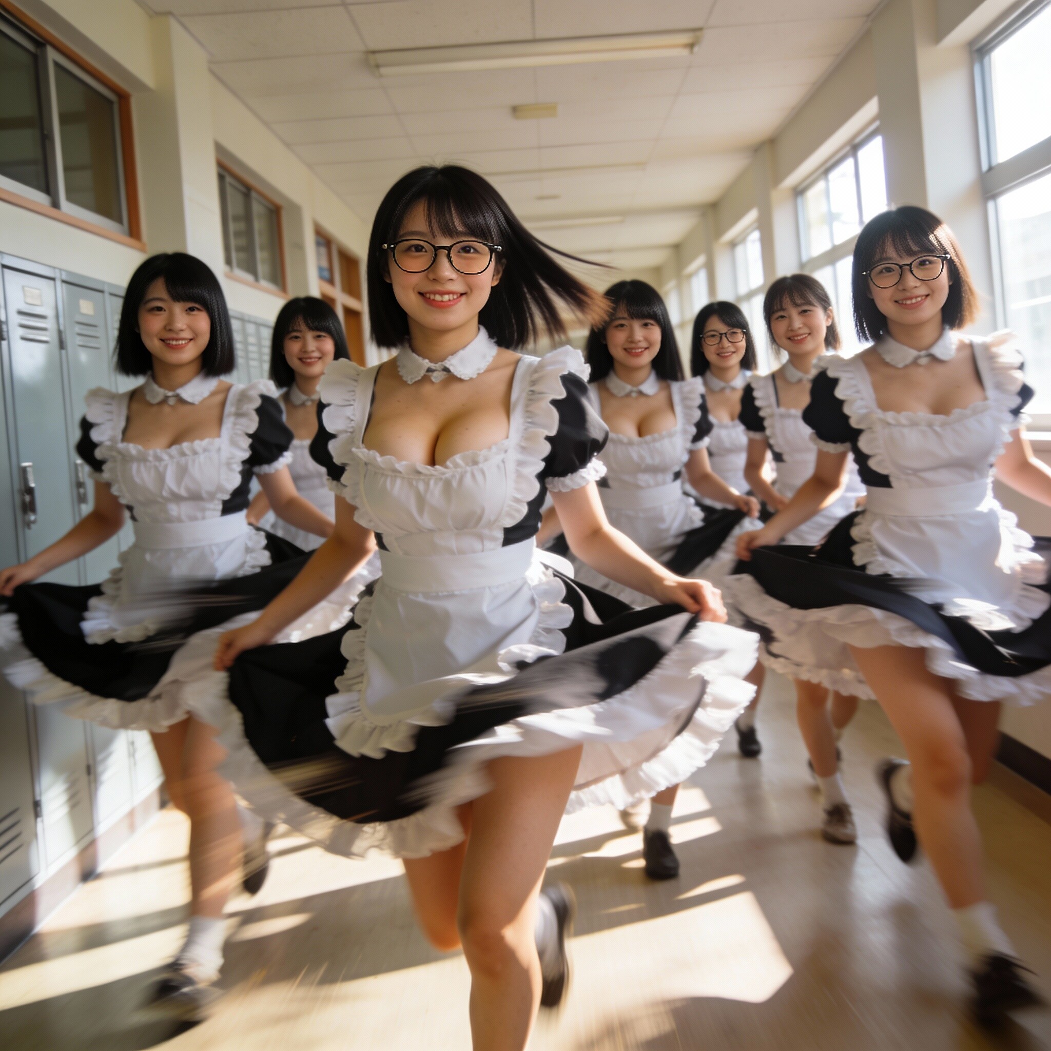 廊下は走らないよ〜