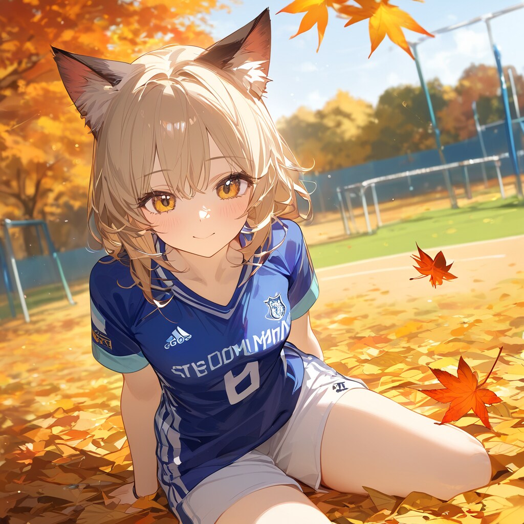 スポーツの秋だにゃん♡ | の人気AIイラスト・グラビア