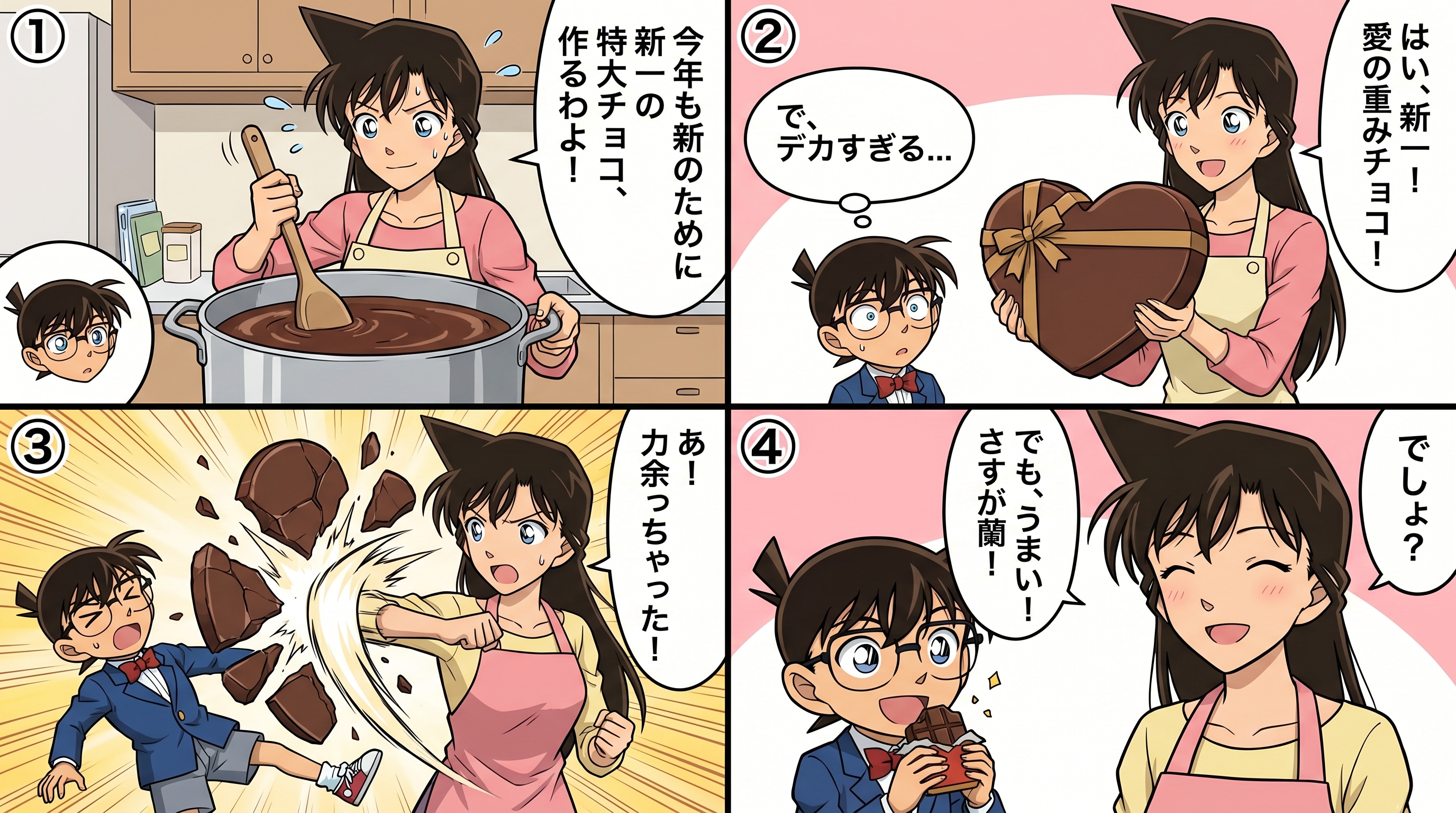 愛の重みチョコ。