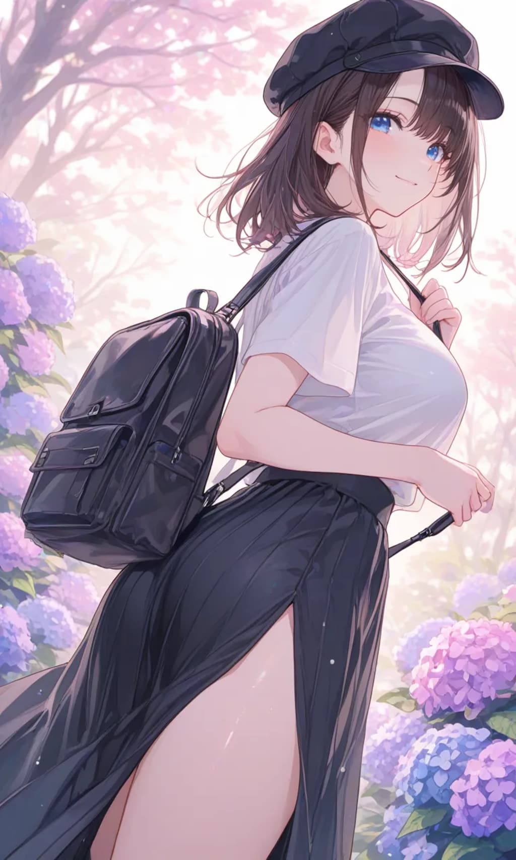 「キレイですね、先輩」