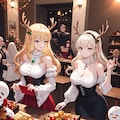 クリスマスパーティ　いつもの子雪女ver 6枚目