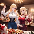 クリスマスパーティ　いつもの子雪女ver 8枚目