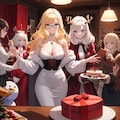 クリスマスパーティ　いつもの子雪女ver 7枚目