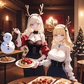 クリスマスパーティ　いつもの子雪女ver 5枚目