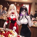 クリスマスパーティ　いつもの子雪女ver 3枚目