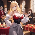 クリスマスパーティ　いつもの子雪女ver 2枚目