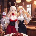 クリスマスパーティ　いつもの子雪女ver 9枚目
